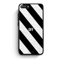 Thumbnail for Huawei Y6 2018 Get Off θήκη από τη Smartfits με σχέδιο στο πίσω μέρος και μαύρο περίβλημα | Smartphone case with colorful back and black bezels by Smartfits