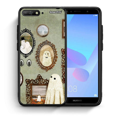 Θήκη Huawei Y6 2018 Halloween Ghost Season από τη Smartfits με σχέδιο στο πίσω μέρος και μαύρο περίβλημα | Huawei Y6 2018 Halloween Ghost Season case with colorful back and black bezels