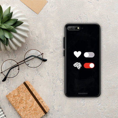 Heart Vs Brain - Huawei Y6 2018 / Honor 7A θήκη