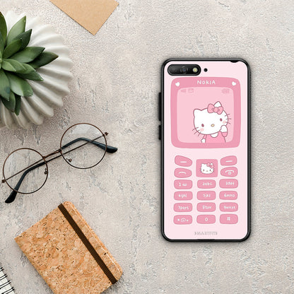 Hello Kitten - Huawei Y6 2018 / Honor 7A θήκη