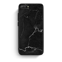 Thumbnail for Huawei Y6 2018 Marble Black θήκη από τη Smartfits με σχέδιο στο πίσω μέρος και μαύρο περίβλημα | Smartphone case with colorful back and black bezels by Smartfits