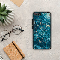 Thumbnail for Marble Blue - Huawei Y6 2018 / Honor 7A θήκη