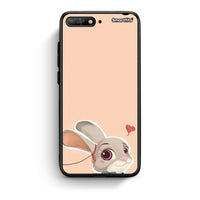 Thumbnail for Huawei Y6 2018 Nick Wilde And Judy Hopps Love 2 θήκη από τη Smartfits με σχέδιο στο πίσω μέρος και μαύρο περίβλημα | Smartphone case with colorful back and black bezels by Smartfits