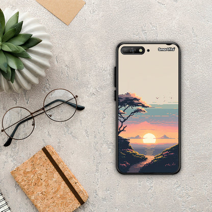 Pixel Sunset - Huawei Y6 2018 / Honor 7A θήκη