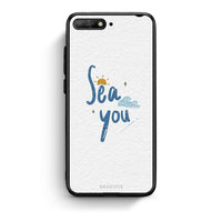 Thumbnail for Huawei Y6 2018 Sea You Θήκη από τη Smartfits με σχέδιο στο πίσω μέρος και μαύρο περίβλημα | Smartphone case with colorful back and black bezels by Smartfits