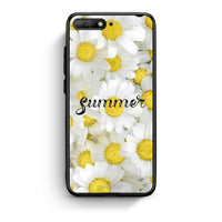 Thumbnail for Huawei Y6 2018 Summer Daisies Θήκη από τη Smartfits με σχέδιο στο πίσω μέρος και μαύρο περίβλημα | Smartphone case with colorful back and black bezels by Smartfits