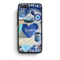 Thumbnail for Huawei Y6 2018 Summer In Greece Θήκη από τη Smartfits με σχέδιο στο πίσω μέρος και μαύρο περίβλημα | Smartphone case with colorful back and black bezels by Smartfits