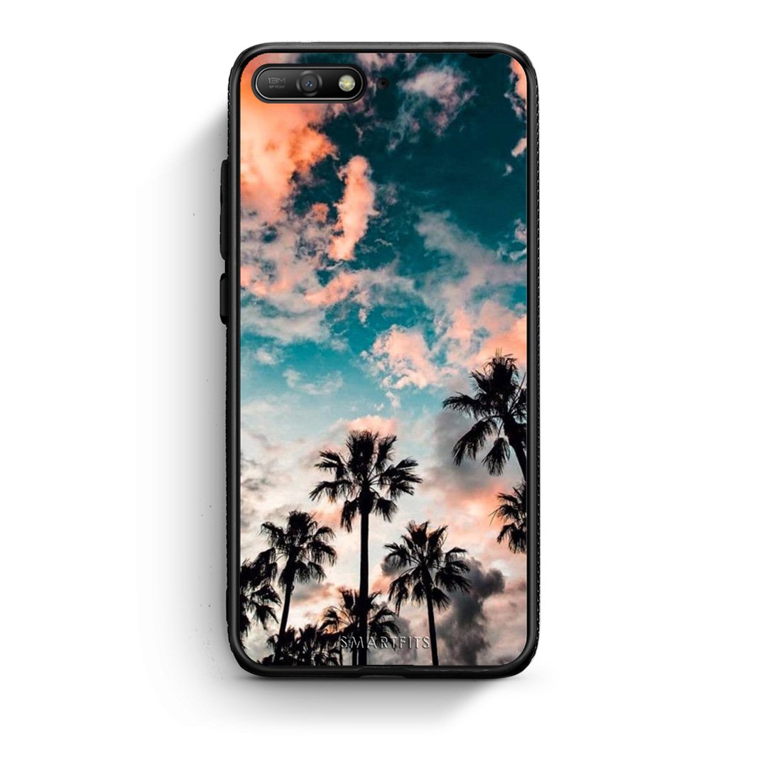 99 - Huawei Y6 2018 Summer Sky case, cover, bumper