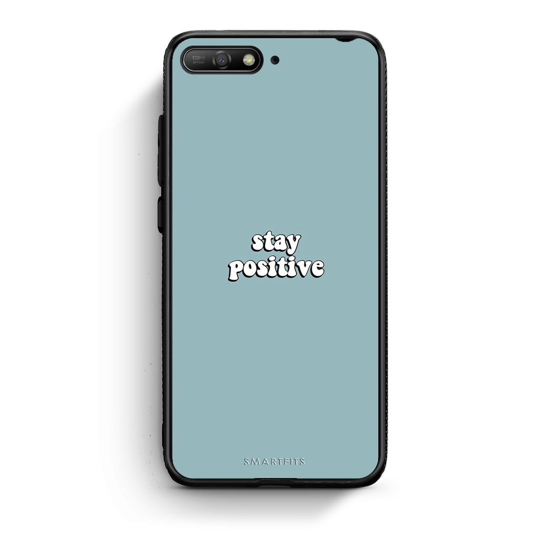4 - Huawei Y6 2018 Positive Text case, cover, bumper