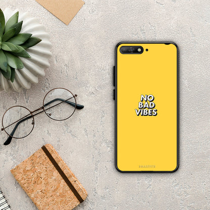 Text Vibes - Huawei Y6 2018 / Honor 7A θήκη