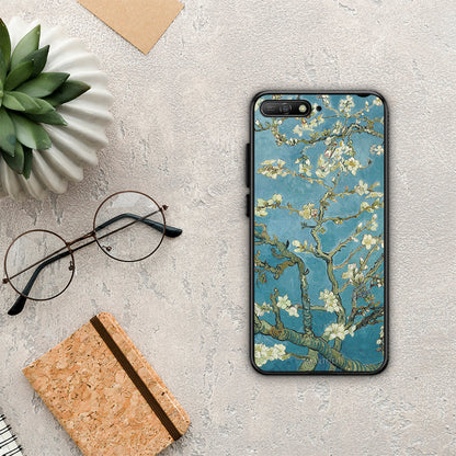 White Blossoms - Huawei Y6 2018 / Honor 7A θήκη