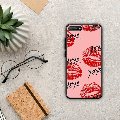XOXO Lips - Huawei Y6 2018 / Honor 7A θήκη