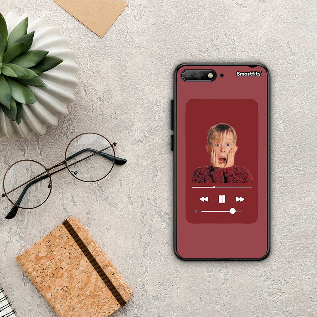 Xmas Alone Music - Huawei Y6 2018 / Honor 7A θήκη