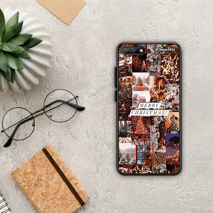Xmas Collage - Huawei Y6 2018 / Honor 7A θήκη