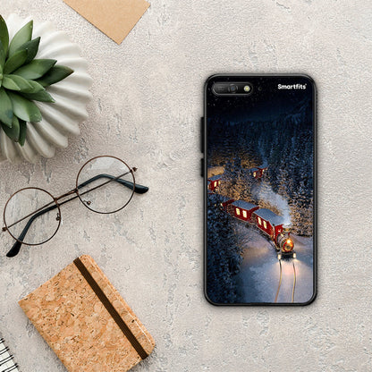 Xmas Train - Huawei Y6 2018 / Honor 7A θήκη