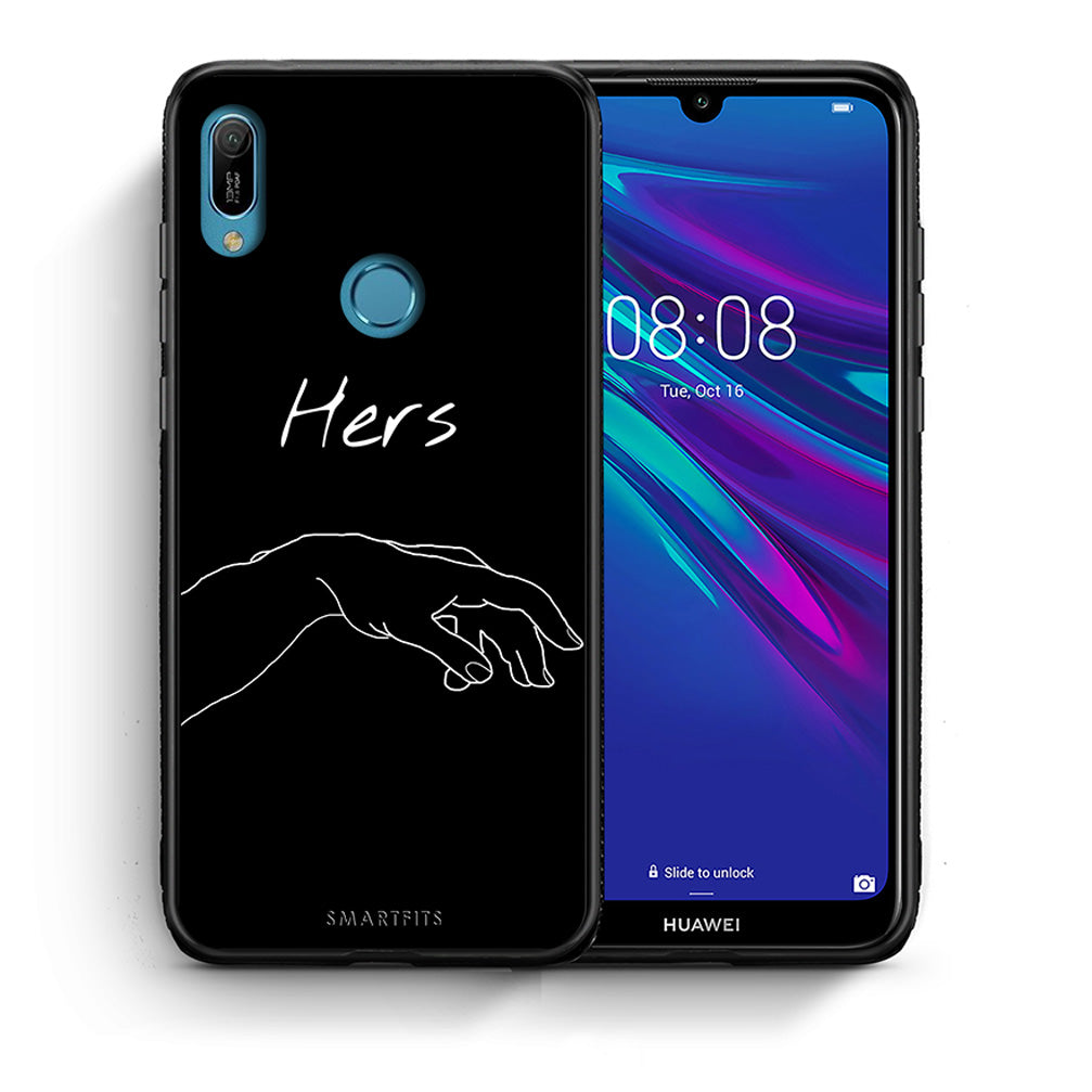 Θήκη Αγίου Βαλεντίνου Huawei Y6 2019 Aeshetic Love 1 από τη Smartfits με σχέδιο στο πίσω μέρος και μαύρο περίβλημα | Huawei Y6 2019 Aeshetic Love 1 case with colorful back and black bezels