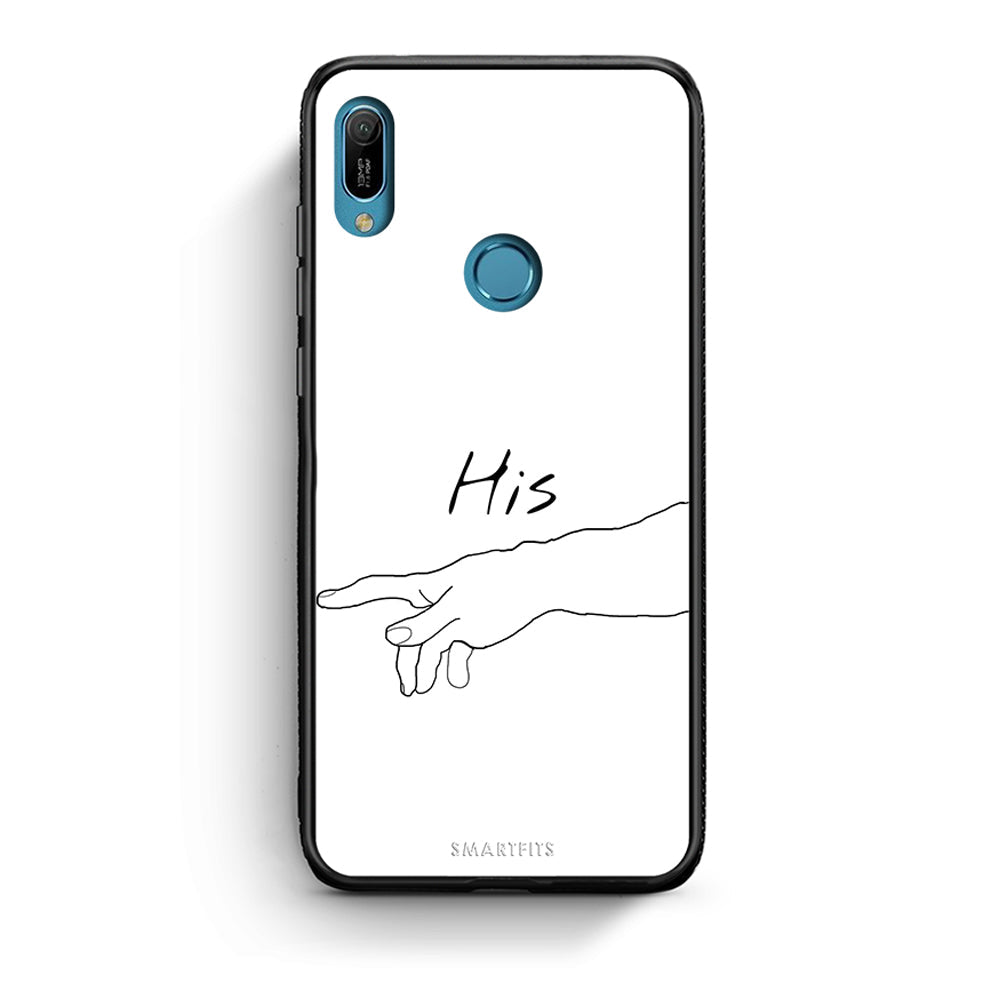 Huawei Y6 2019 Aeshetic Love 2 Θήκη Αγίου Βαλεντίνου από τη Smartfits με σχέδιο στο πίσω μέρος και μαύρο περίβλημα | Smartphone case with colorful back and black bezels by Smartfits
