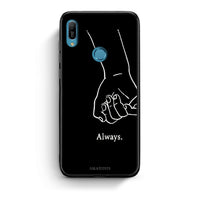 Thumbnail for Huawei Y6 2019 Always & Forever 1 Θήκη Αγίου Βαλεντίνου από τη Smartfits με σχέδιο στο πίσω μέρος και μαύρο περίβλημα | Smartphone case with colorful back and black bezels by Smartfits