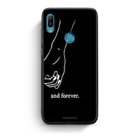 Thumbnail for Huawei Y6 2019 Always & Forever 2 Θήκη Αγίου Βαλεντίνου από τη Smartfits με σχέδιο στο πίσω μέρος και μαύρο περίβλημα | Smartphone case with colorful back and black bezels by Smartfits