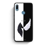 Thumbnail for Huawei Y6 2019 Angels Demons θήκη από τη Smartfits με σχέδιο στο πίσω μέρος και μαύρο περίβλημα | Smartphone case with colorful back and black bezels by Smartfits