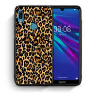Thumbnail for Θήκη Huawei Y6 2019 Leopard Animal από τη Smartfits με σχέδιο στο πίσω μέρος και μαύρο περίβλημα | Huawei Y6 2019 Leopard Animal case with colorful back and black bezels