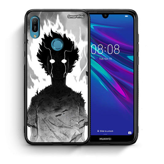Θήκη Huawei Y6 2019 Anime Boy από τη Smartfits με σχέδιο στο πίσω μέρος και μαύρο περίβλημα | Huawei Y6 2019 Anime Boy case with colorful back and black bezels