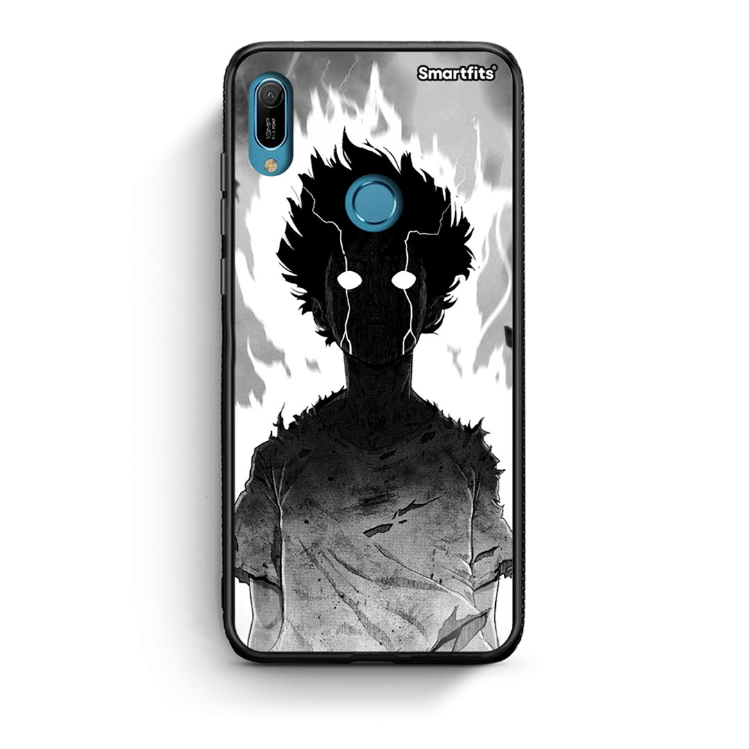 Huawei Y6 2019 Anime Boy Θήκη από τη Smartfits με σχέδιο στο πίσω μέρος και μαύρο περίβλημα | Smartphone case with colorful back and black bezels by Smartfits