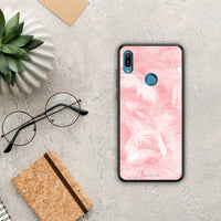 Thumbnail for Boho Pink Feather - Huawei Y6 2019 θήκη