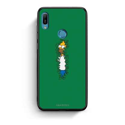 Huawei Y6 2019 Bush Man Θήκη Αγίου Βαλεντίνου από τη Smartfits με σχέδιο στο πίσω μέρος και μαύρο περίβλημα | Smartphone case with colorful back and black bezels by Smartfits