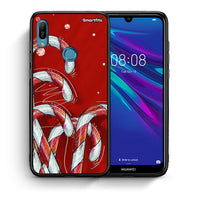 Thumbnail for Θήκη Huawei Y6 2019 Candy Cane από τη Smartfits με σχέδιο στο πίσω μέρος και μαύρο περίβλημα | Huawei Y6 2019 Candy Cane case with colorful back and black bezels