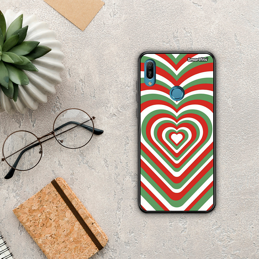 Christmas Hearts - Huawei Y6 2019 θήκη