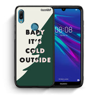 Thumbnail for Θήκη Huawei Y6 2019 Cold Outside από τη Smartfits με σχέδιο στο πίσω μέρος και μαύρο περίβλημα | Huawei Y6 2019 Cold Outside case with colorful back and black bezels