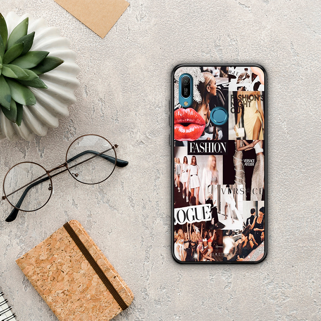 Collage Fashion - Huawei Y6 2019 θήκη