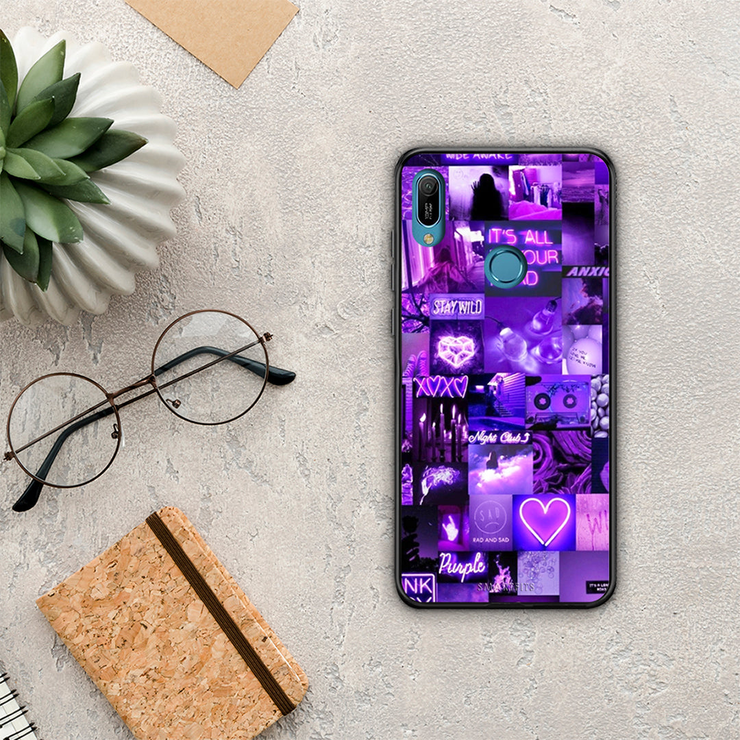 Collage Stay Wild - Huawei Y6 2019 θήκη