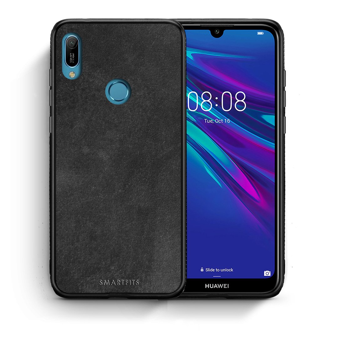 Θήκη Huawei Y6 2019 Black Slate Color από τη Smartfits με σχέδιο στο πίσω μέρος και μαύρο περίβλημα | Huawei Y6 2019 Black Slate Color case with colorful back and black bezels