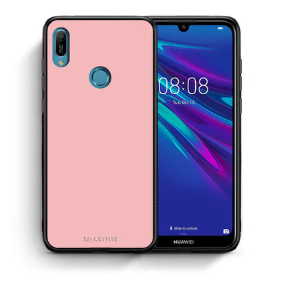Θήκη Huawei Y6 2019 Nude Color από τη Smartfits με σχέδιο στο πίσω μέρος και μαύρο περίβλημα | Huawei Y6 2019 Nude Color case with colorful back and black bezels