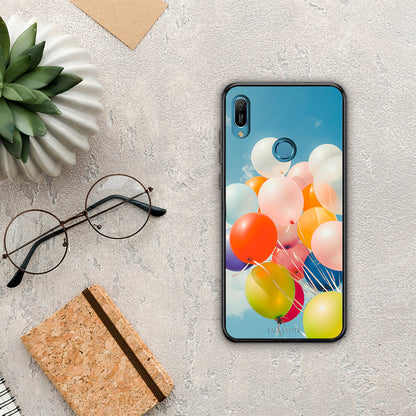 Colorful Balloons - Huawei Y6 2019 θήκη