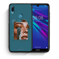 Thumbnail for Θήκη Huawei Y6 2019 Cry An Ocean από τη Smartfits με σχέδιο στο πίσω μέρος και μαύρο περίβλημα | Huawei Y6 2019 Cry An Ocean case with colorful back and black bezels