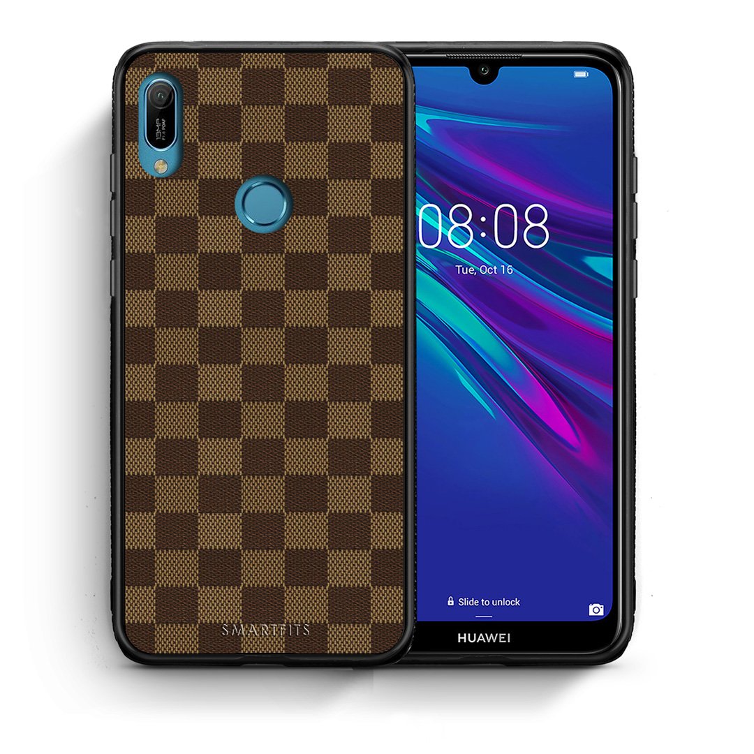 Θήκη Huawei Y6 2019 Glamour Designer από τη Smartfits με σχέδιο στο πίσω μέρος και μαύρο περίβλημα | Huawei Y6 2019 Glamour Designer case with colorful back and black bezels