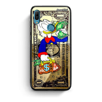 Thumbnail for Huawei Y6 2019 Duck Money Θήκη από τη Smartfits με σχέδιο στο πίσω μέρος και μαύρο περίβλημα | Smartphone case with colorful back and black bezels by Smartfits