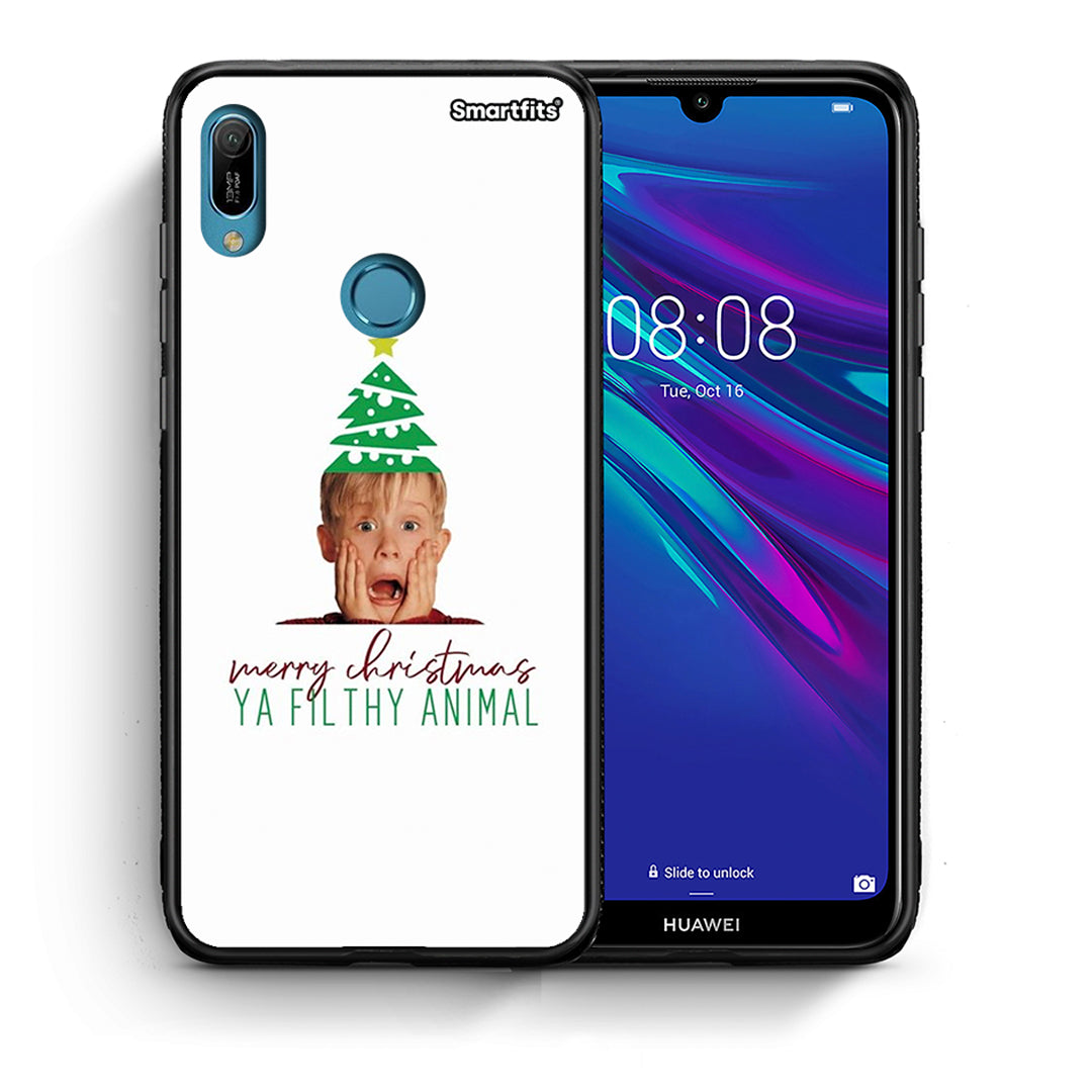 Θήκη Huawei Y6 2019 Filthy Animal από τη Smartfits με σχέδιο στο πίσω μέρος και μαύρο περίβλημα | Huawei Y6 2019 Filthy Animal case with colorful back and black bezels