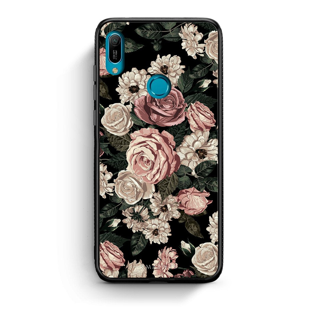 4 - Huawei Y6 2019 Wild Roses Flower case, cover, bumper
