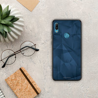 Thumbnail for Geometric Blue Abstract - Huawei Y6 2019 θήκη