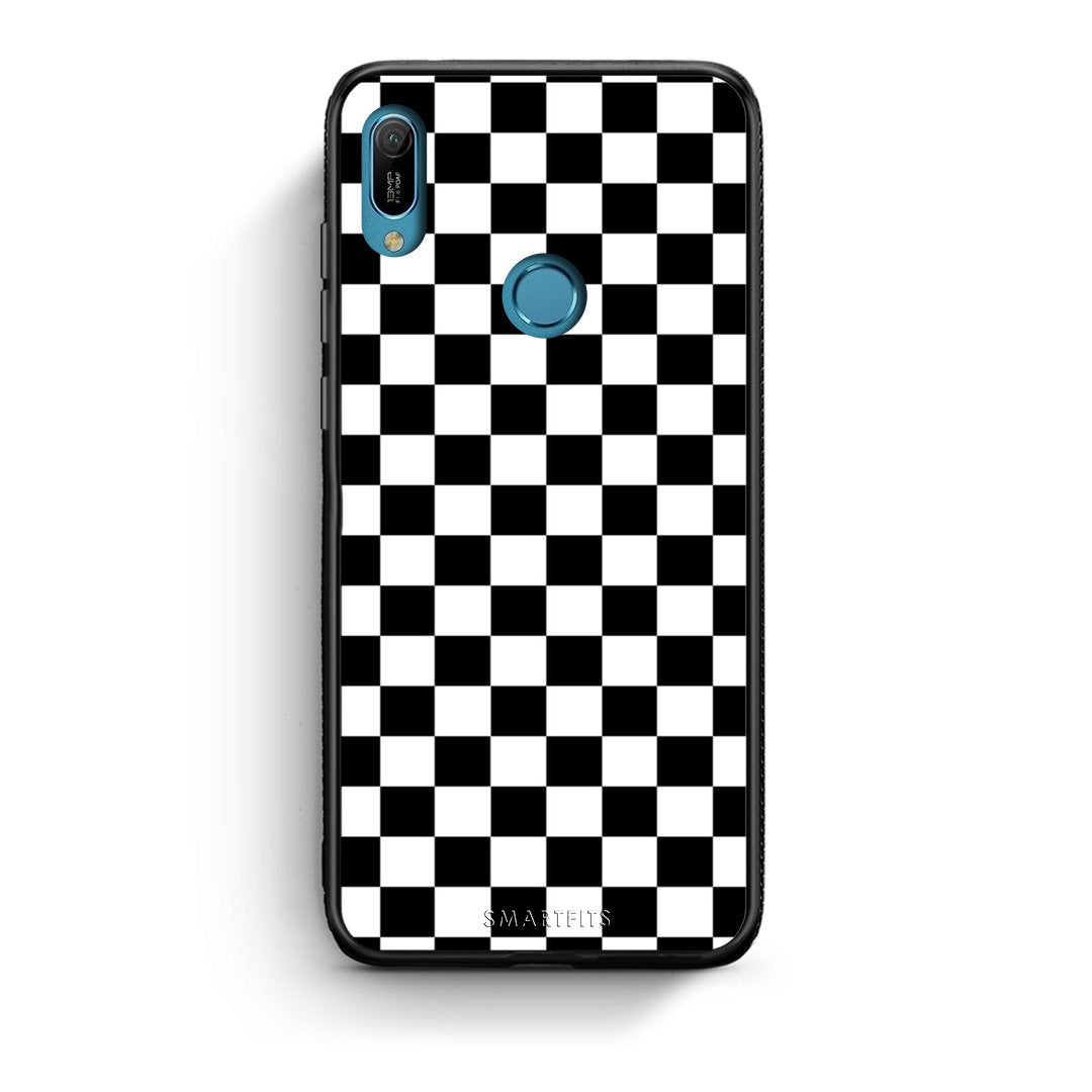 4 - Huawei Y6 2019 Squares Geometric case, cover, bumper