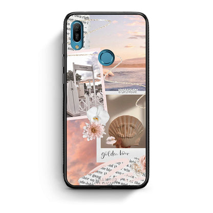 Huawei Y6 2019 Golden Hour Θήκη Αγίου Βαλεντίνου από τη Smartfits με σχέδιο στο πίσω μέρος και μαύρο περίβλημα | Smartphone case with colorful back and black bezels by Smartfits