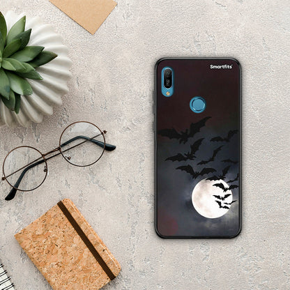 Halloween Bat Night - Huawei Y6 2019 θήκη