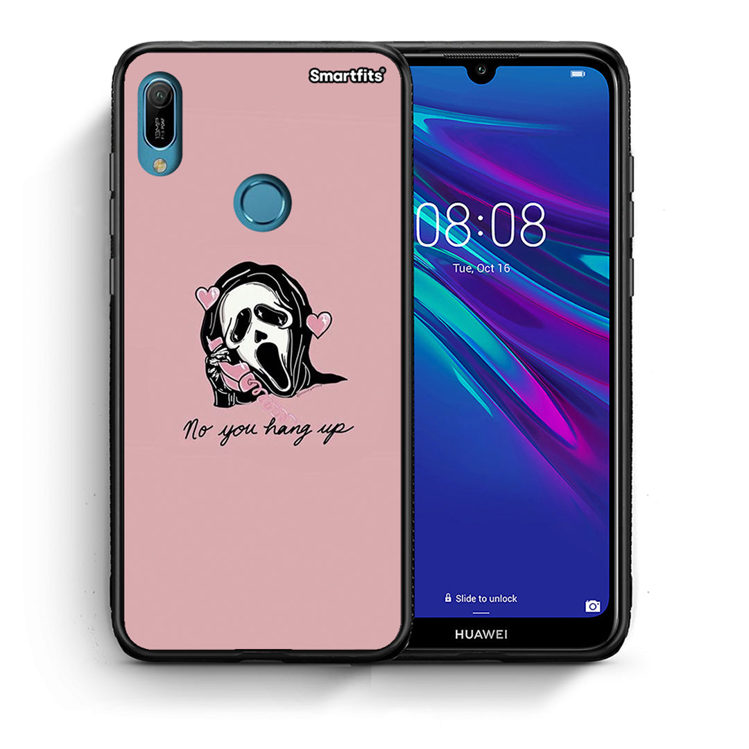 Θήκη Huawei Y6 2019 Halloween Hang Up από τη Smartfits με σχέδιο στο πίσω μέρος και μαύρο περίβλημα | Huawei Y6 2019 Halloween Hang Up case with colorful back and black bezels