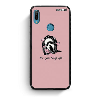 Huawei Y6 2019 Halloween Hang Up Θήκη από τη Smartfits με σχέδιο στο πίσω μέρος και μαύρο περίβλημα | Smartphone case with colorful back and black bezels by Smartfits