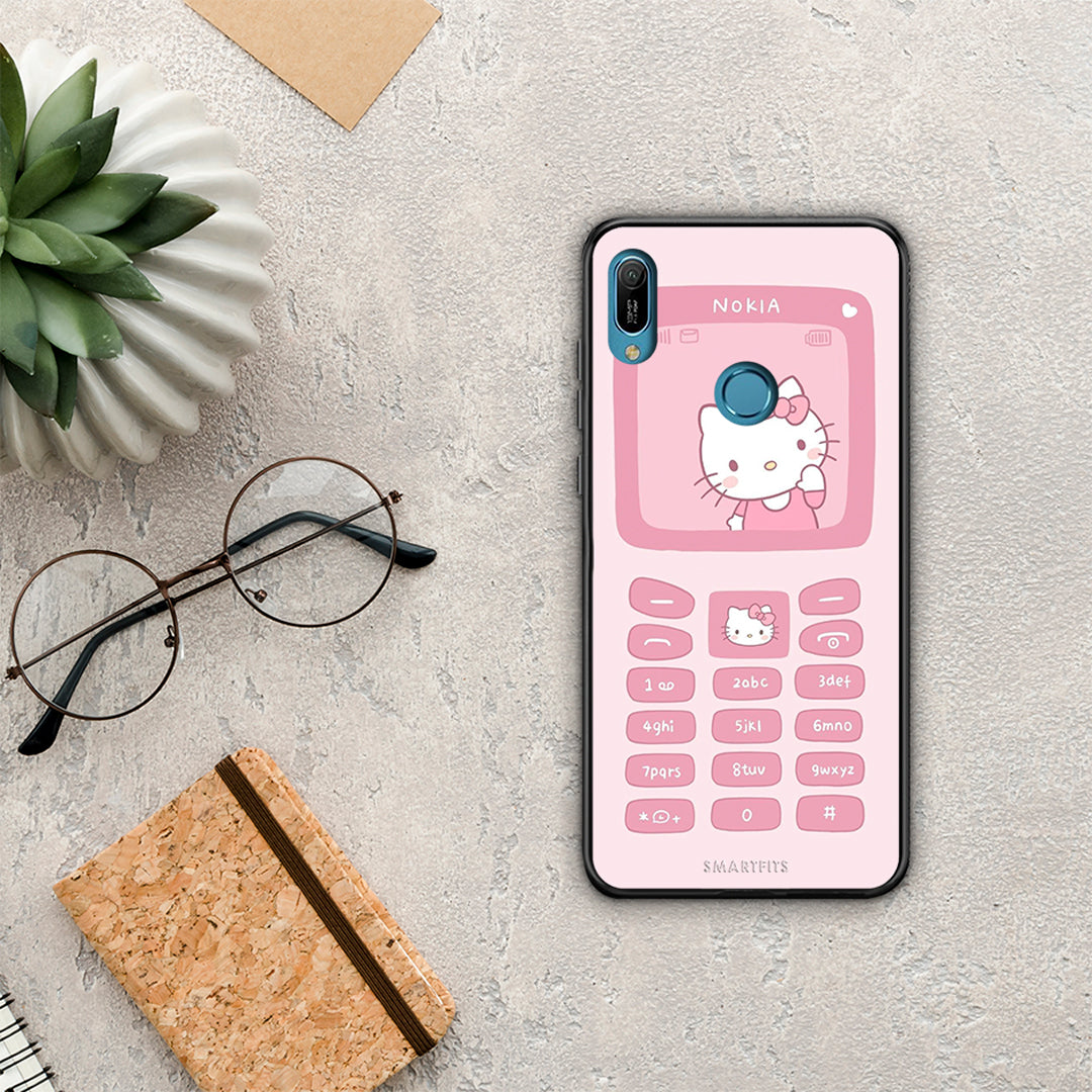 Hello Kitten - Huawei Y6 2019 θήκη