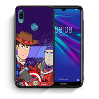 Thumbnail for Θήκη Huawei Y6 2019 Infinity Story από τη Smartfits με σχέδιο στο πίσω μέρος και μαύρο περίβλημα | Huawei Y6 2019 Infinity Story case with colorful back and black bezels